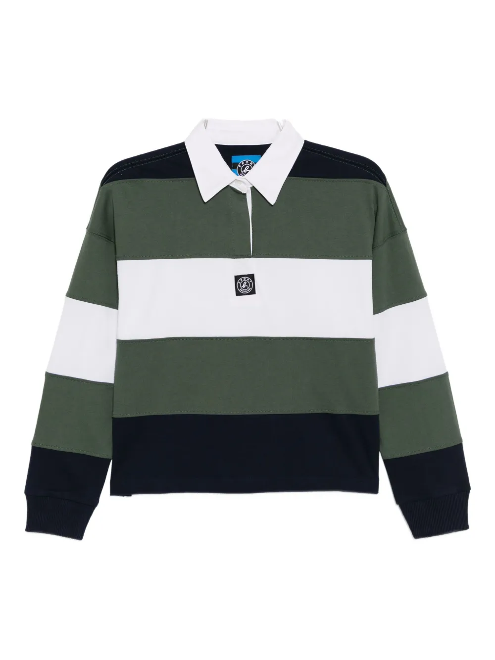 Sport B. By Agnès B. Logo-patch Polo Shirt In Green