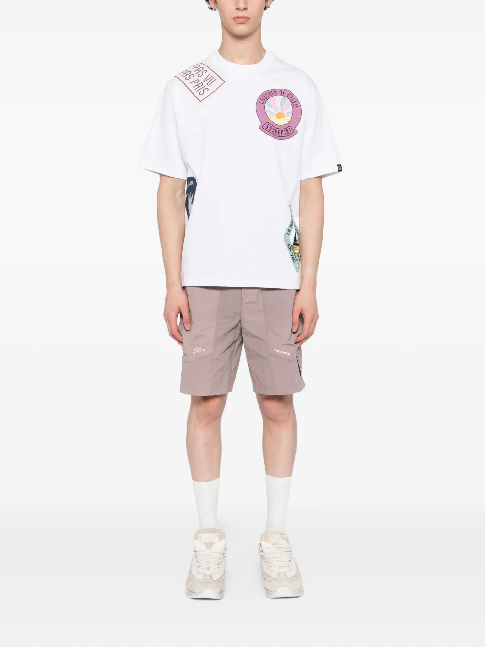 SPORT b. by agnès b. graphic-print T-shirt - Wit