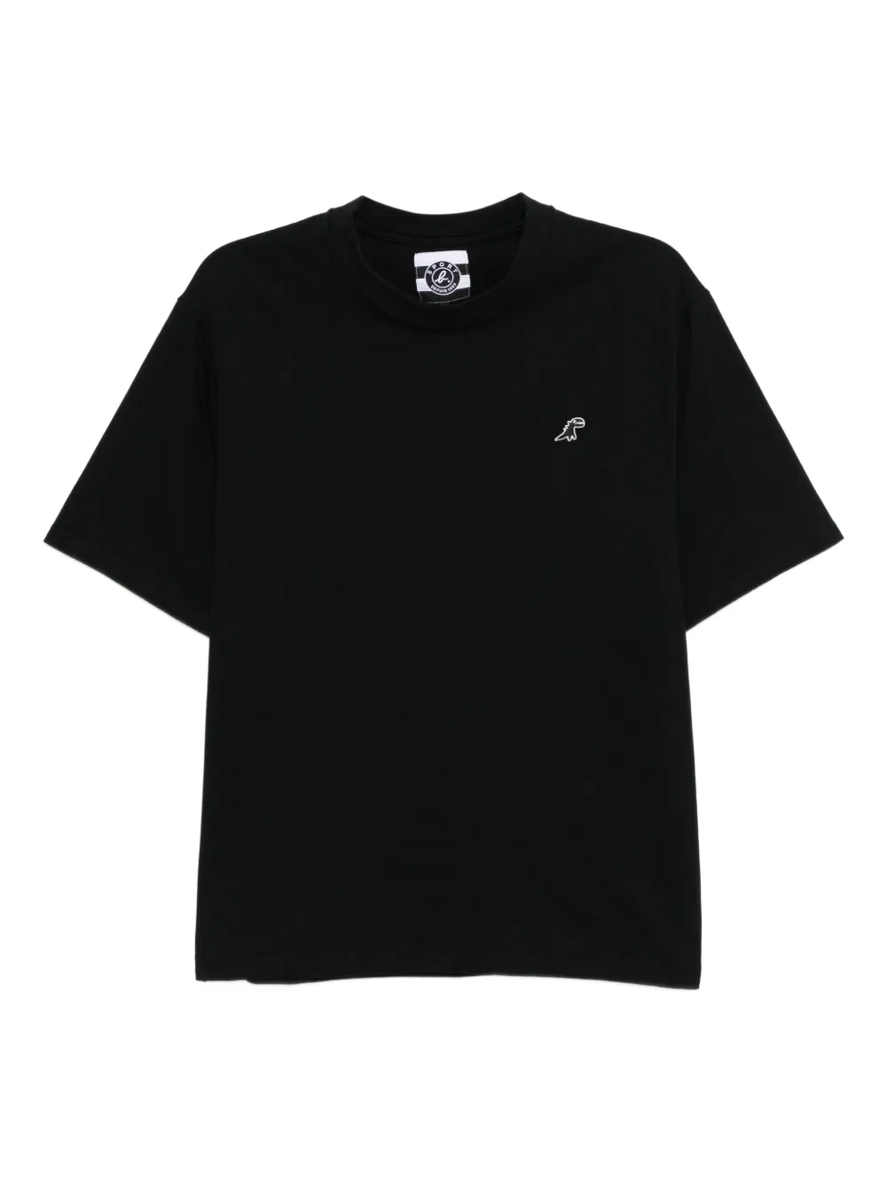 SPORT b. by agnès b. Dino-embroidered T-shirt - Nero