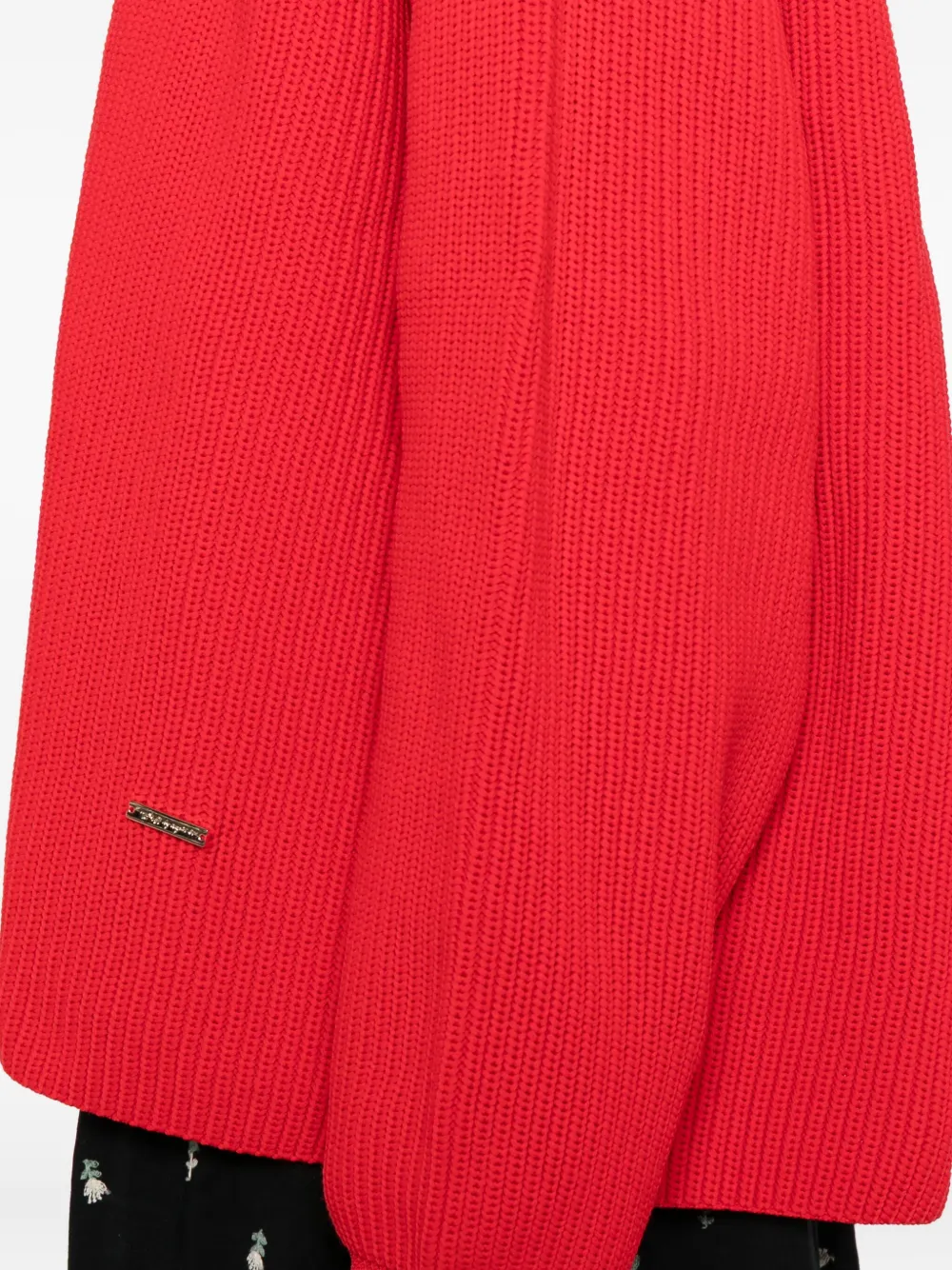 To B. By Agnès B. Logo-plaque Jumper In Red