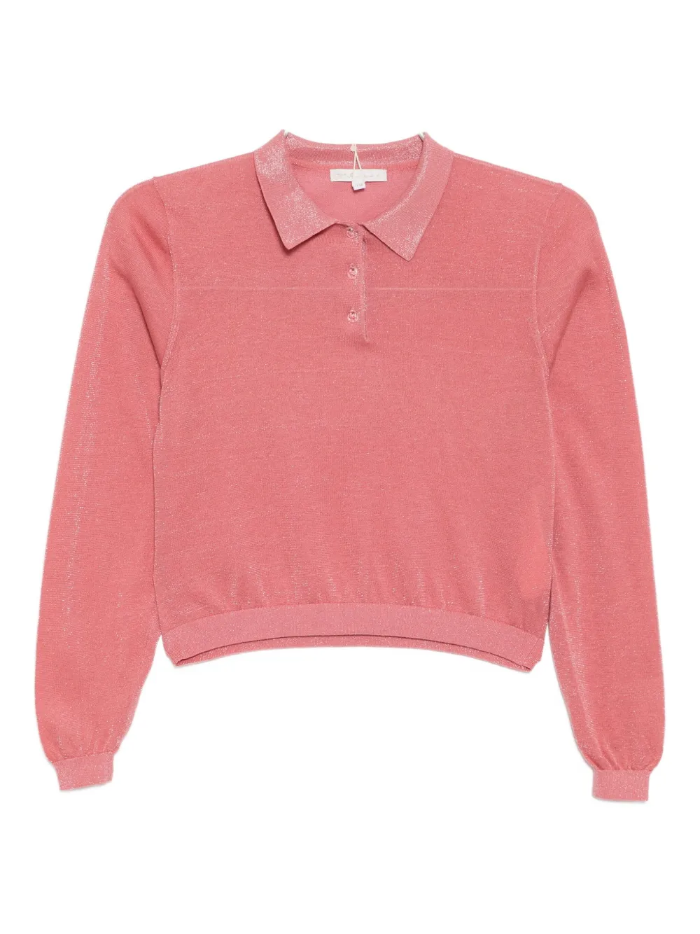 To B. By Agnès B. Knitted Polo Shirt In Pink