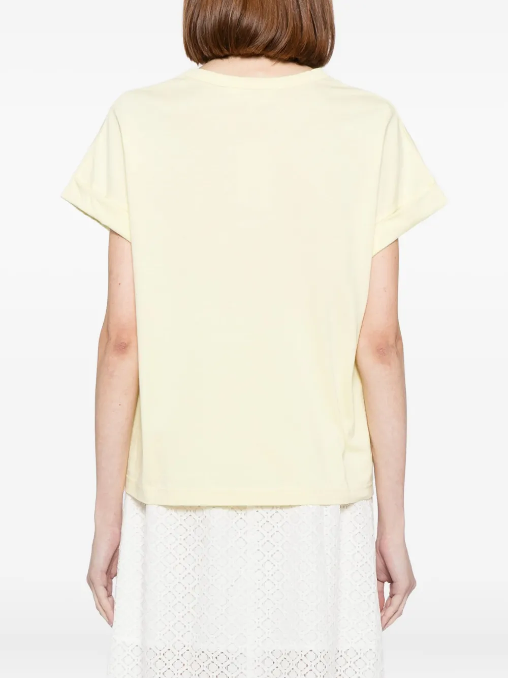 To B. By Agnès B. Macaron T-shirt In Yellow