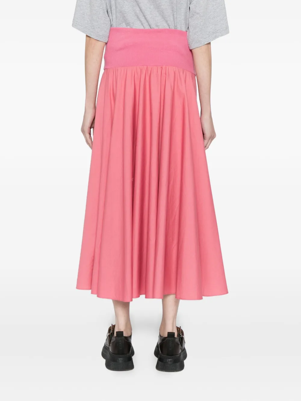 To B. By Agnès B. Circular Skirt In Pink