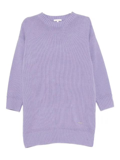 To b. by agnès b. logo-plaque dress