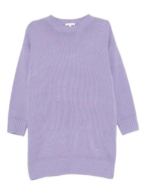 To b. by agnès b. logo-plaque dress