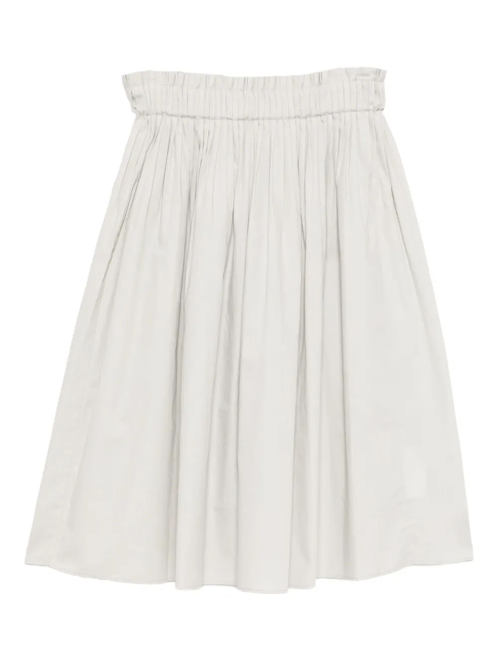 To B. By Agnès B. Tucked Skirt In Neutral