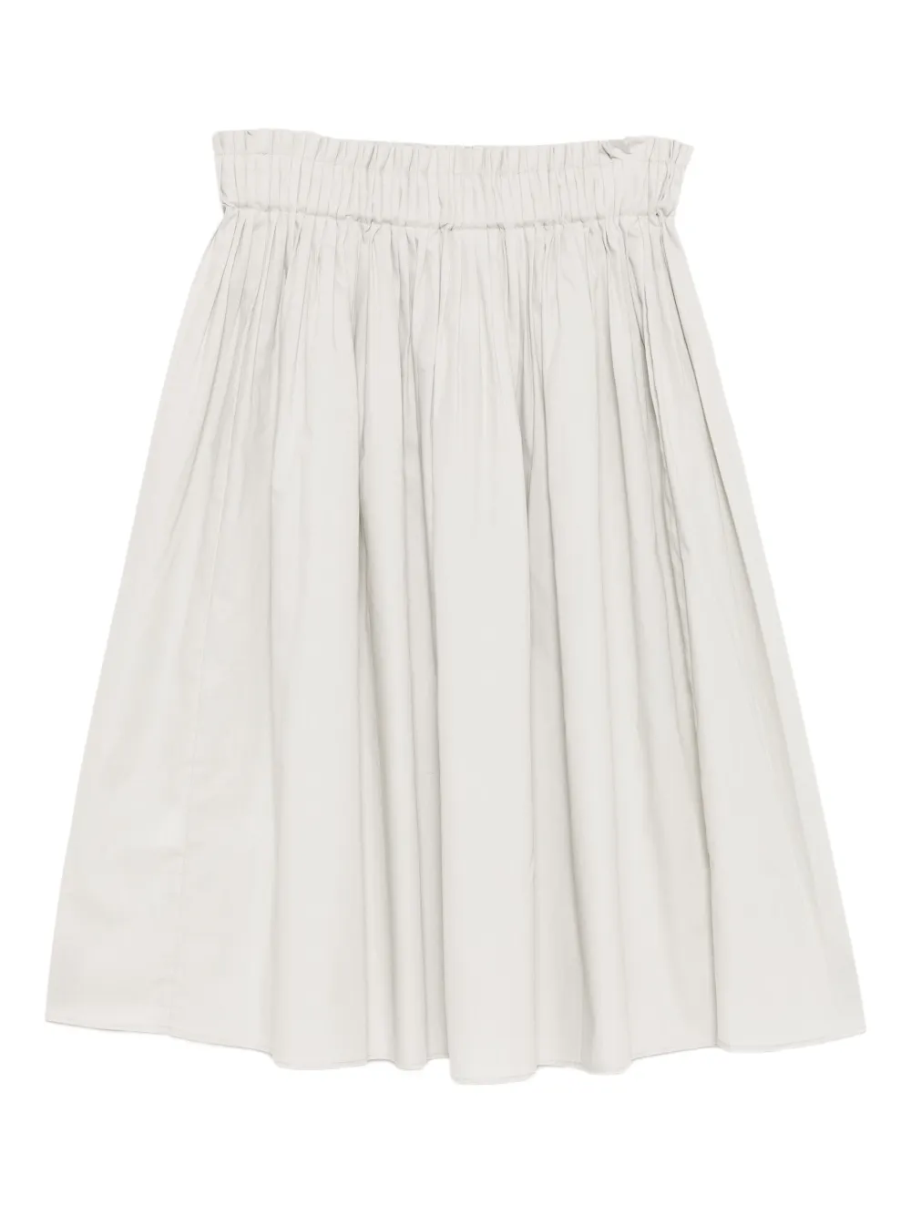 To b. by agnès b. Gesmockte rok - Beige