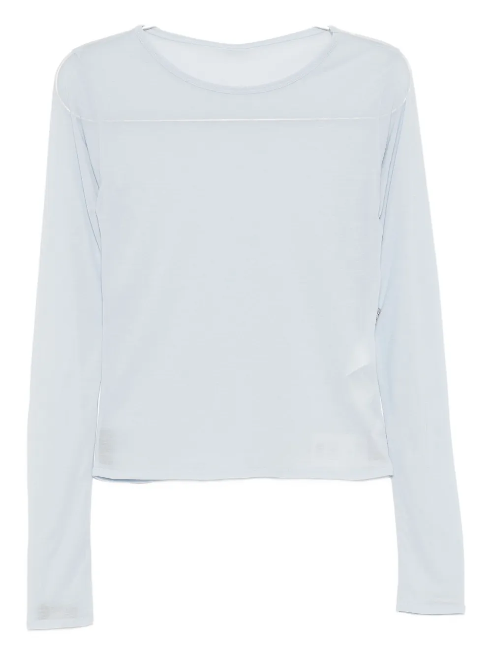 To B. By Agnès B. Sheer Top In Blue