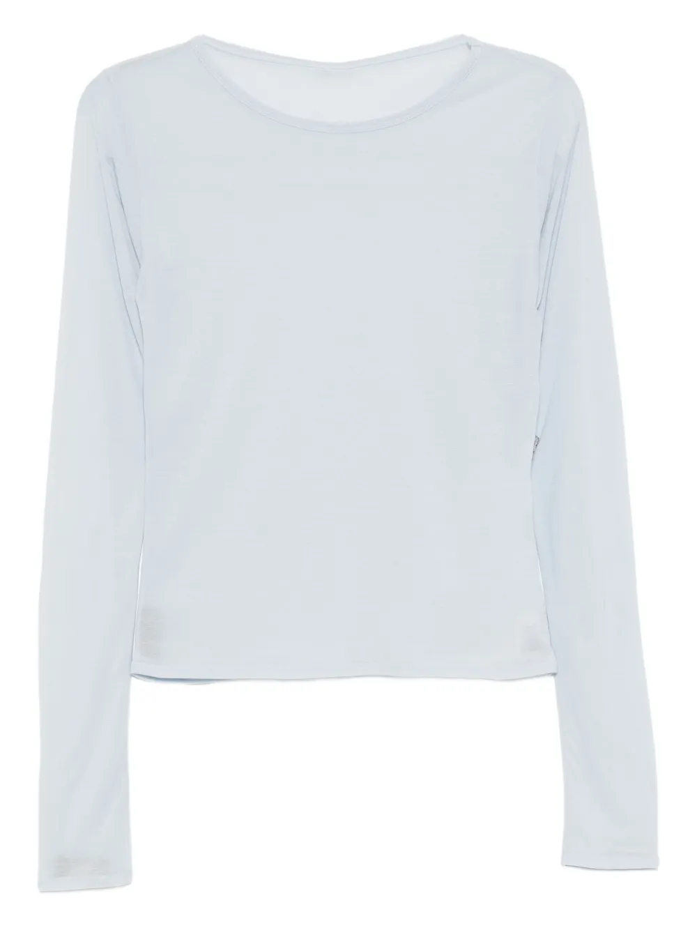 To b. by agnès b. haut à effet de transparence | bleu | Image 1