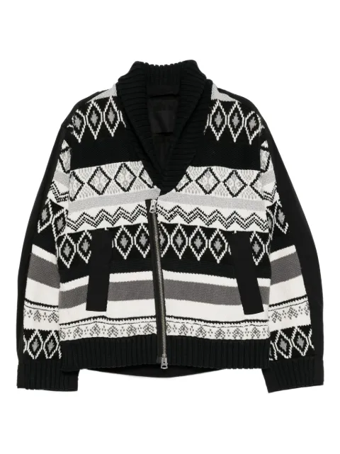 CROQUIS spliced padded coat