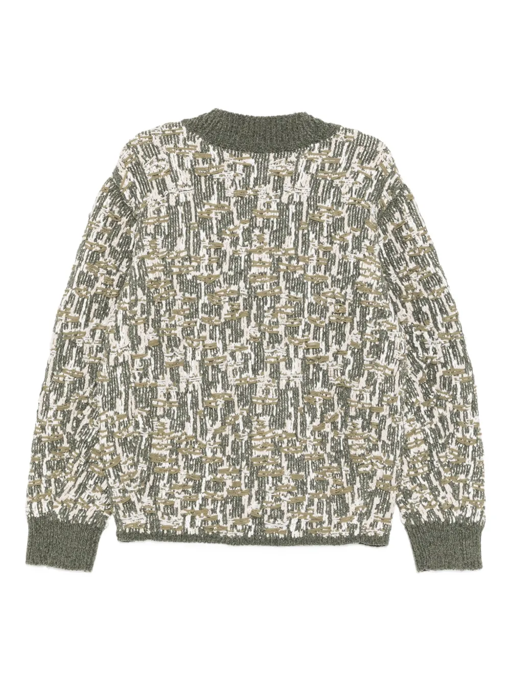 CROQUIS Trui met V-hals - Groen