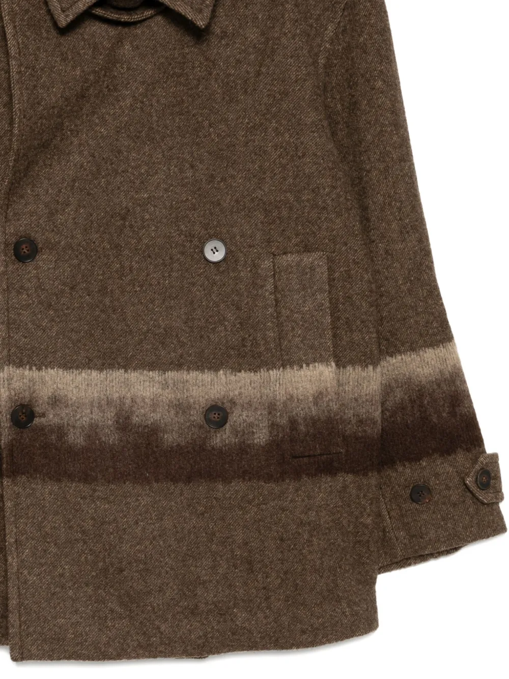 CROQUIS Wollen jack met borduurwerk Bruin