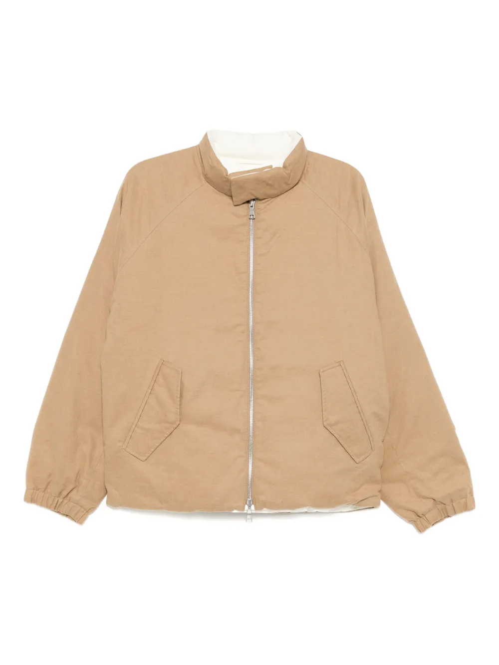CROQUIS stand-collar down jacket | Neutrals | Image 1