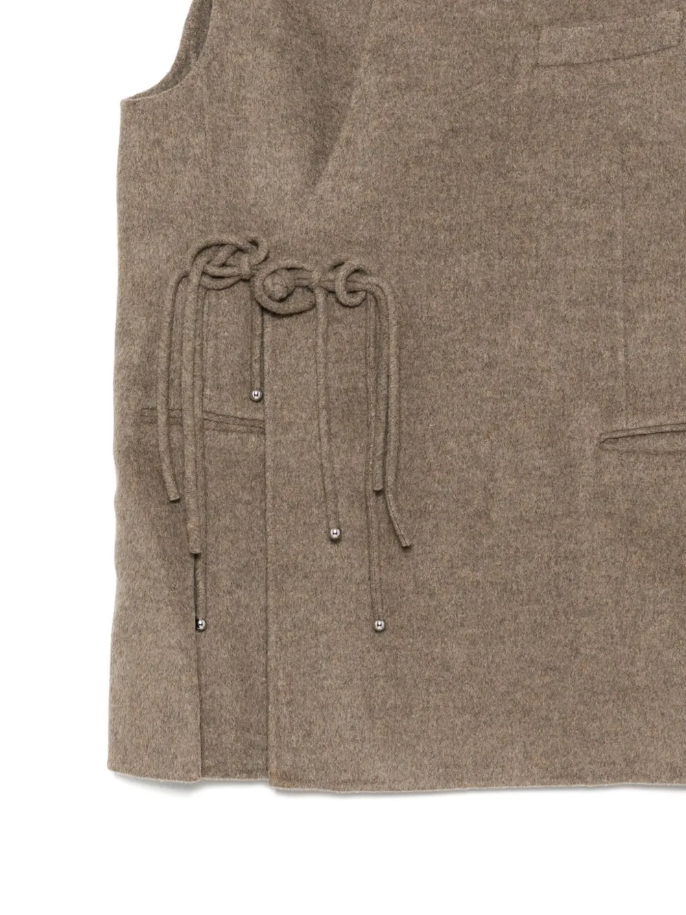 JNBY Wollen gilet Bruin