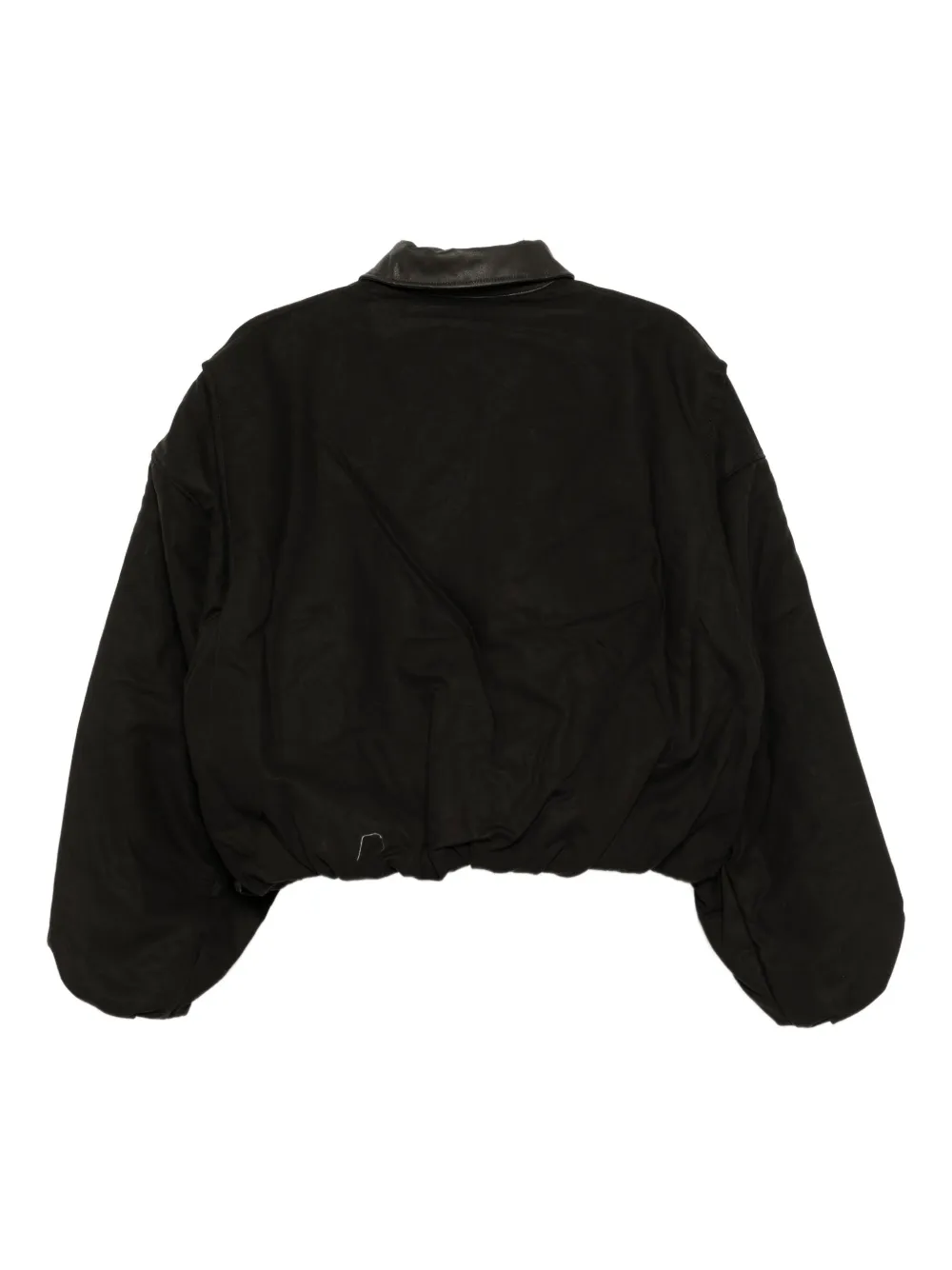 Jnby Short Cotton-padded Coat In Black