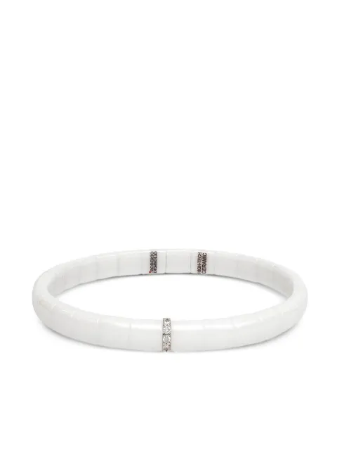 Roberto Demeglio 18K yellow gold diamond stretch bracelet