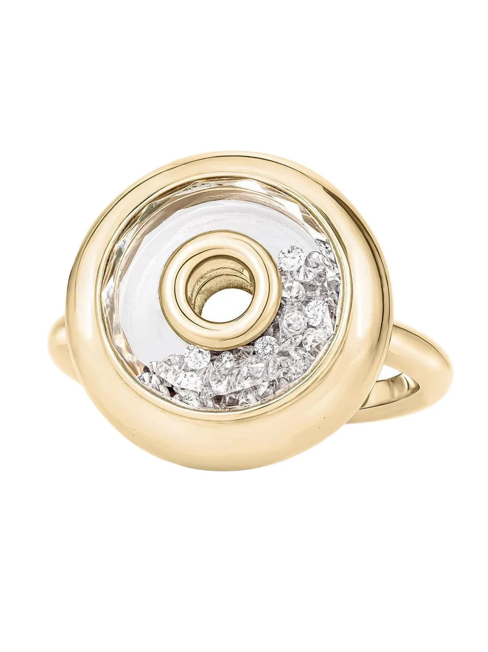 Moritz Glik Roda 18k Yellow Gold Diamond Ring In Gold
