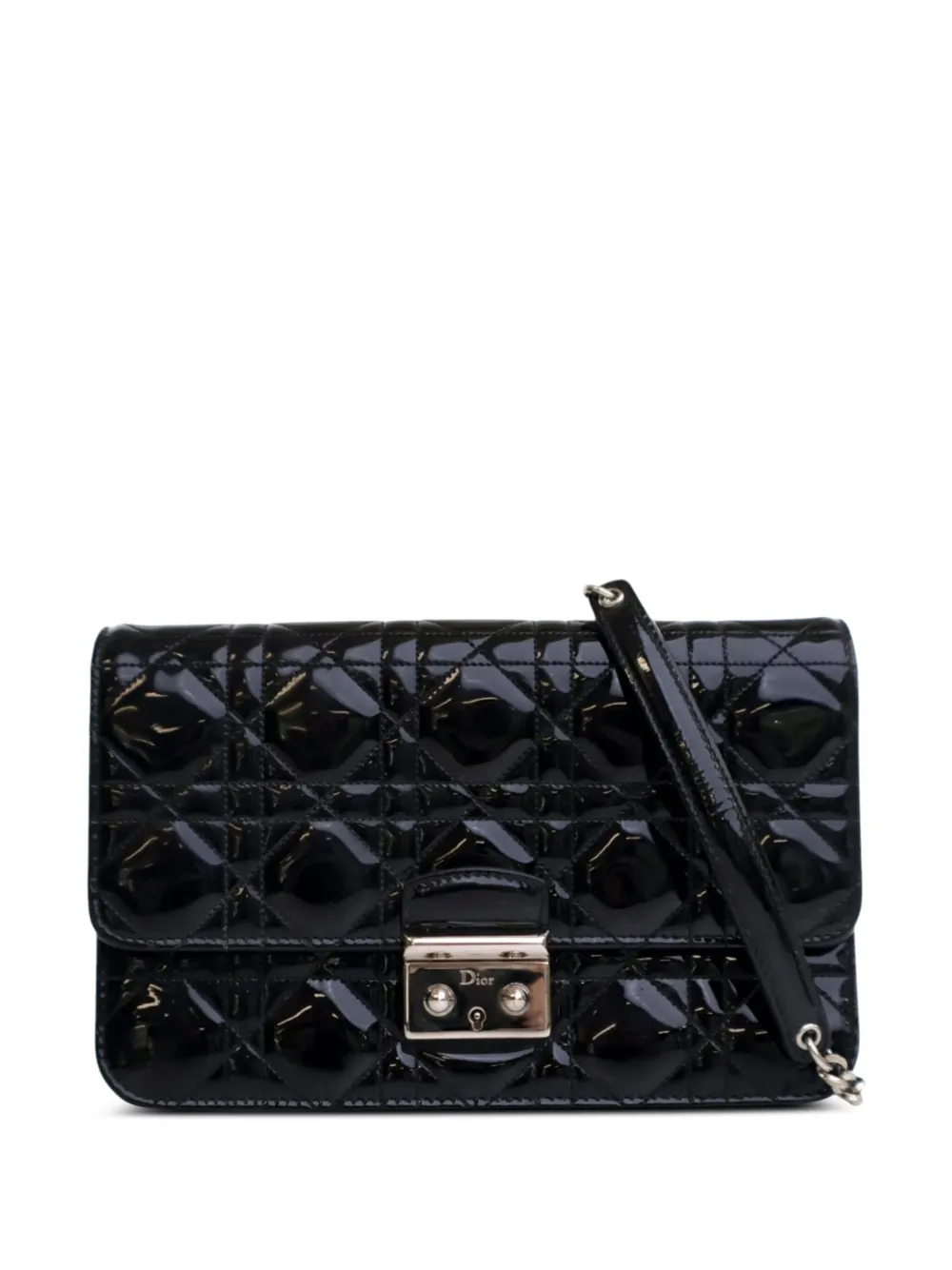 Christian Dior Pre-Owned 2015 Patent Cannage Miss Dior Promenade