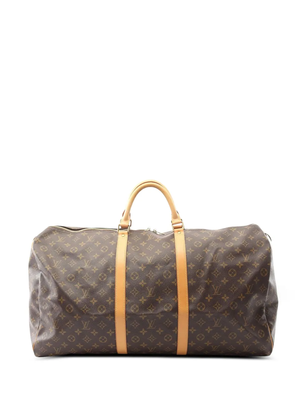 Louis Vuitton Pre-Owned 1997 Monogram Keepall 60 travel bag - ブラウン Louis Vuitton Pre-Owned 1997 Monogram Keepall 60 travel bag - ブラウン