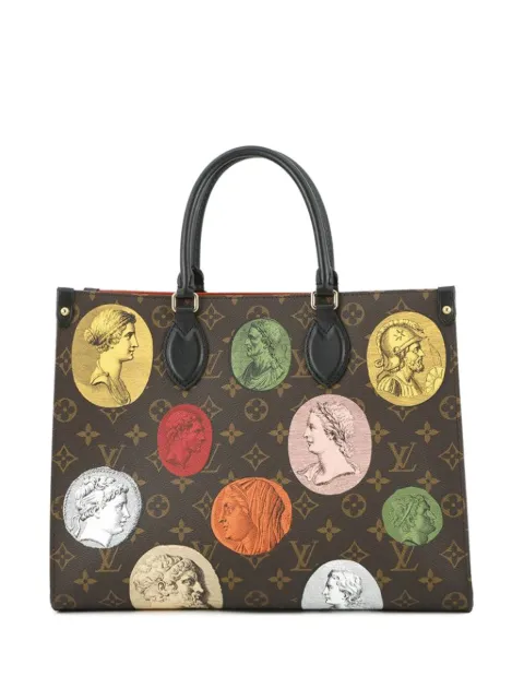 Louis Vuitton Pre-Owned bolsa satchel Monogram Cameo OnTheGo MM 2021-2025