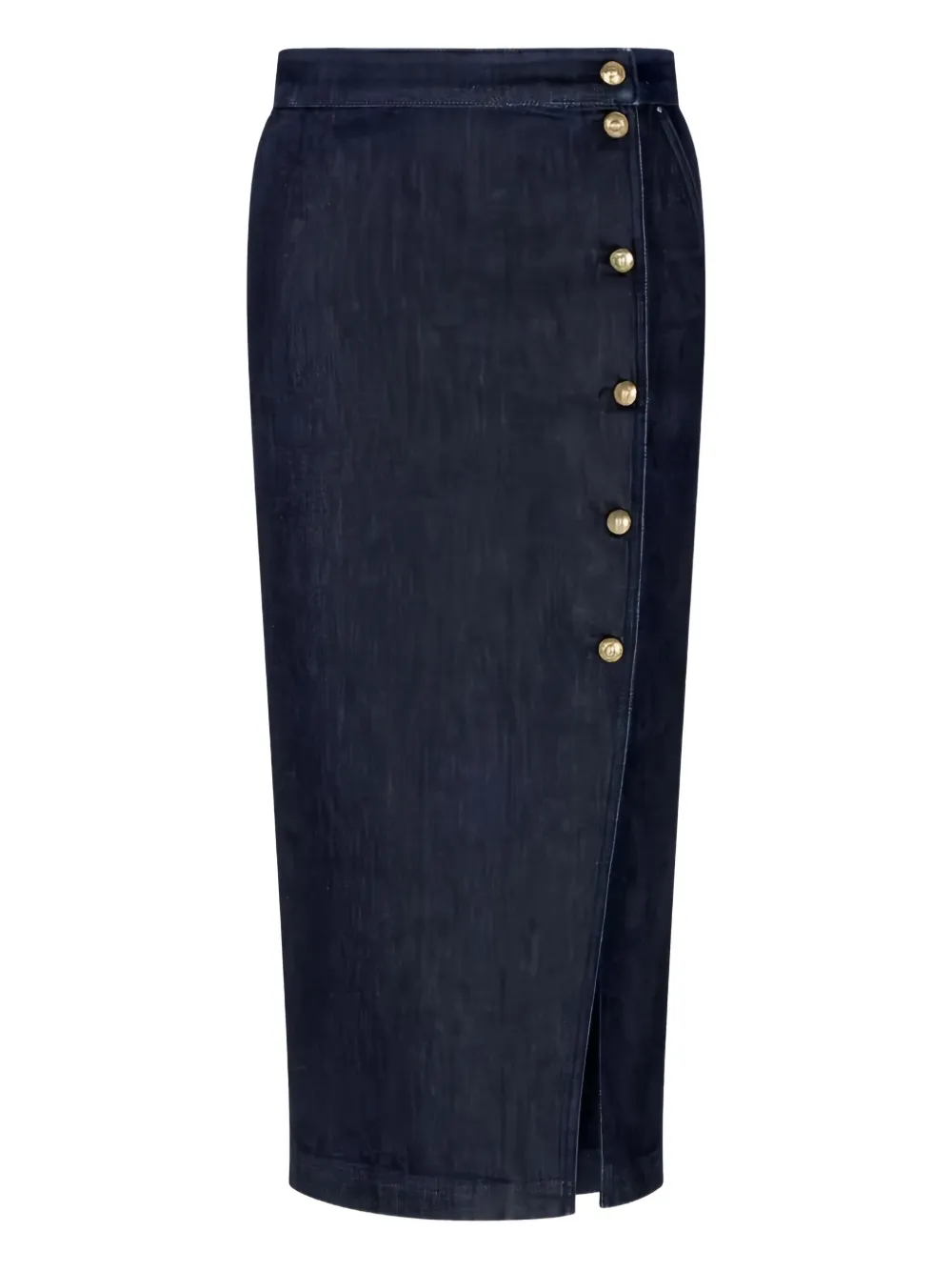 Giorgio Armani High-waisted Skirt In Blue