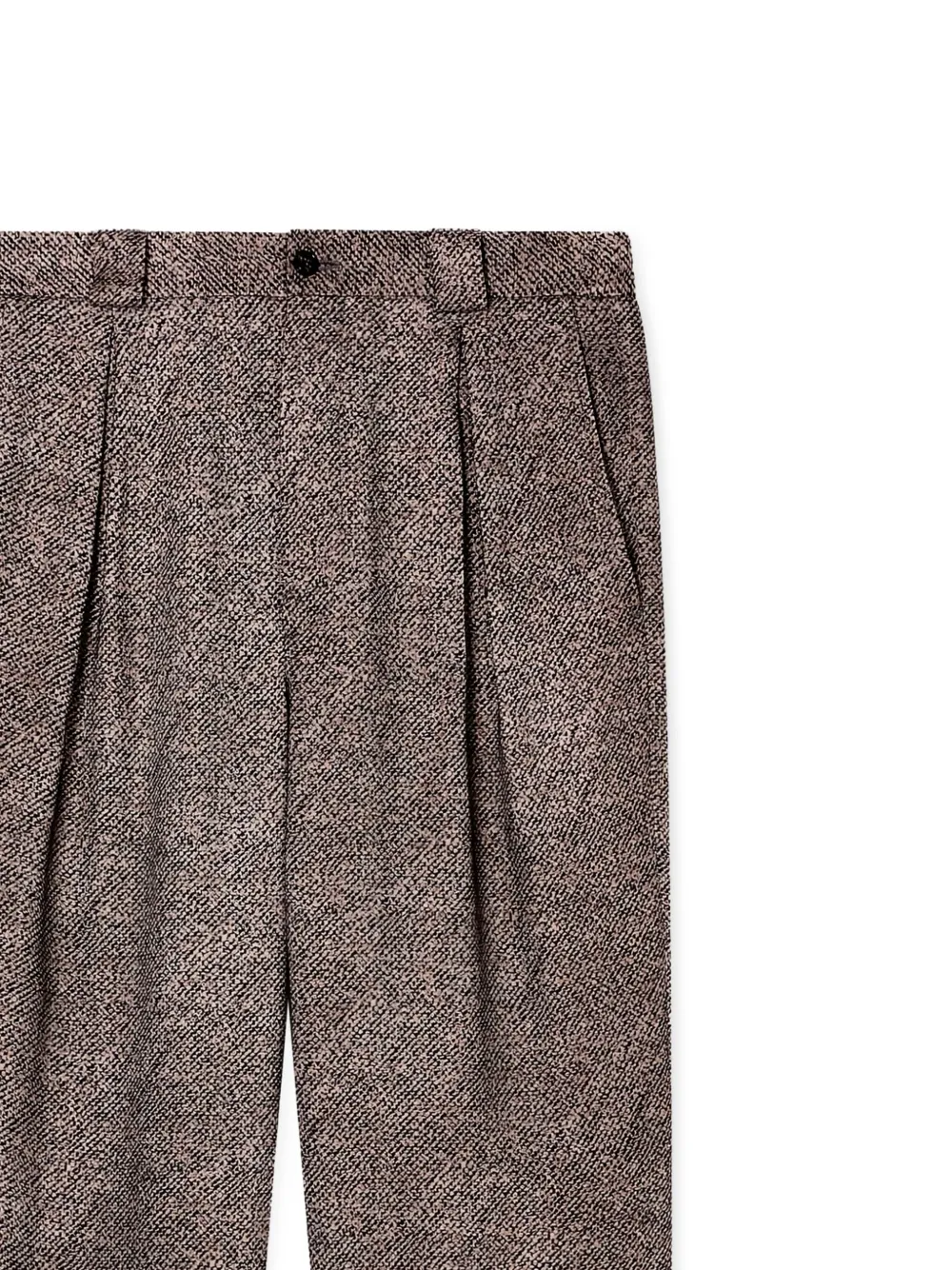 Giorgio Armani pleated herringbone trousers | Tailored Pants | Image 2