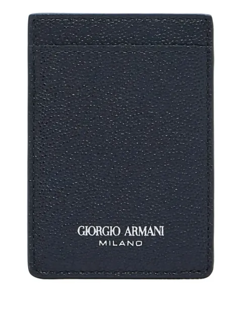 Giorgio Armani tarjetero de piel