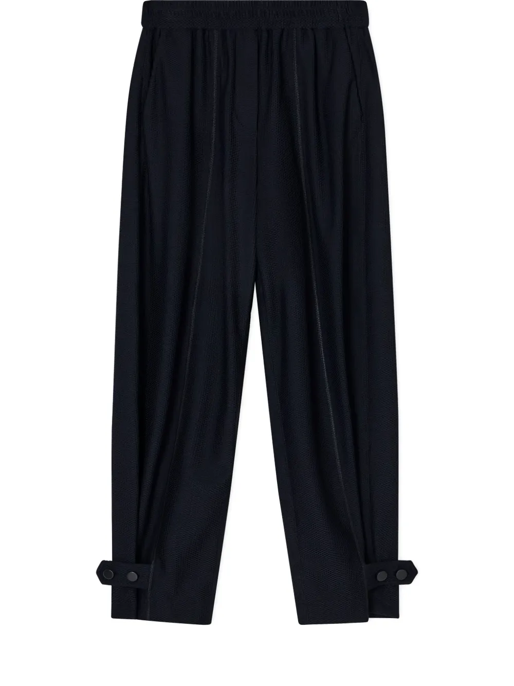 Giorgio Armani pleat-detail tailored trousers - Blauw