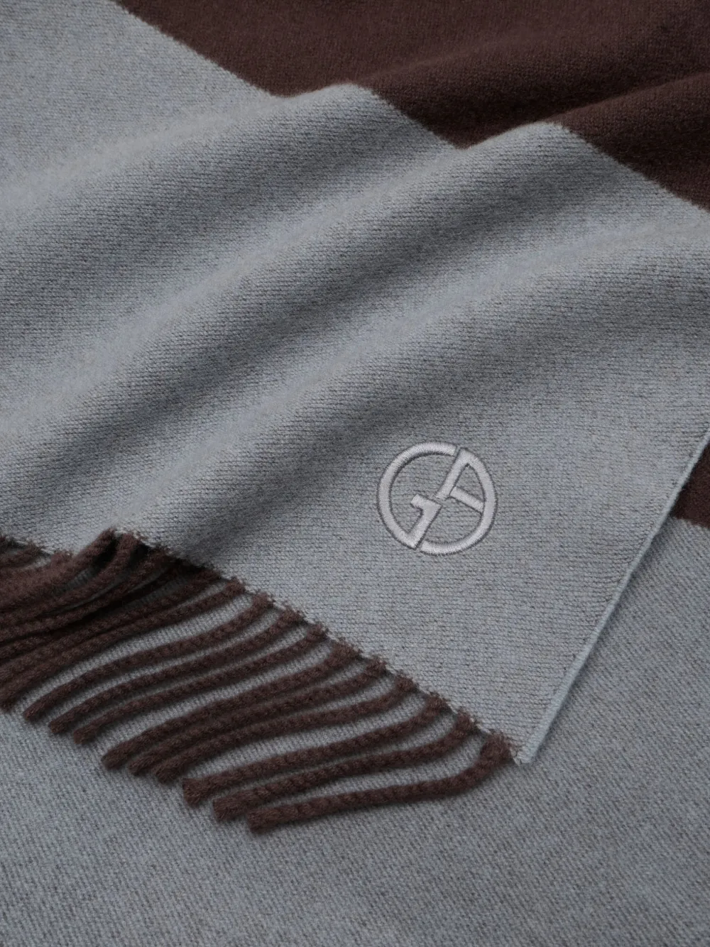 Giorgio Armani cashmere scarf - Bruin