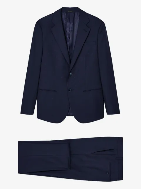 Giorgio Armani virgin wool single-breasted suit