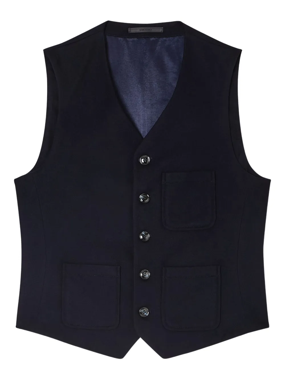 Giorgio Armani V-neck button-up waistcoat | Blue | Image 1