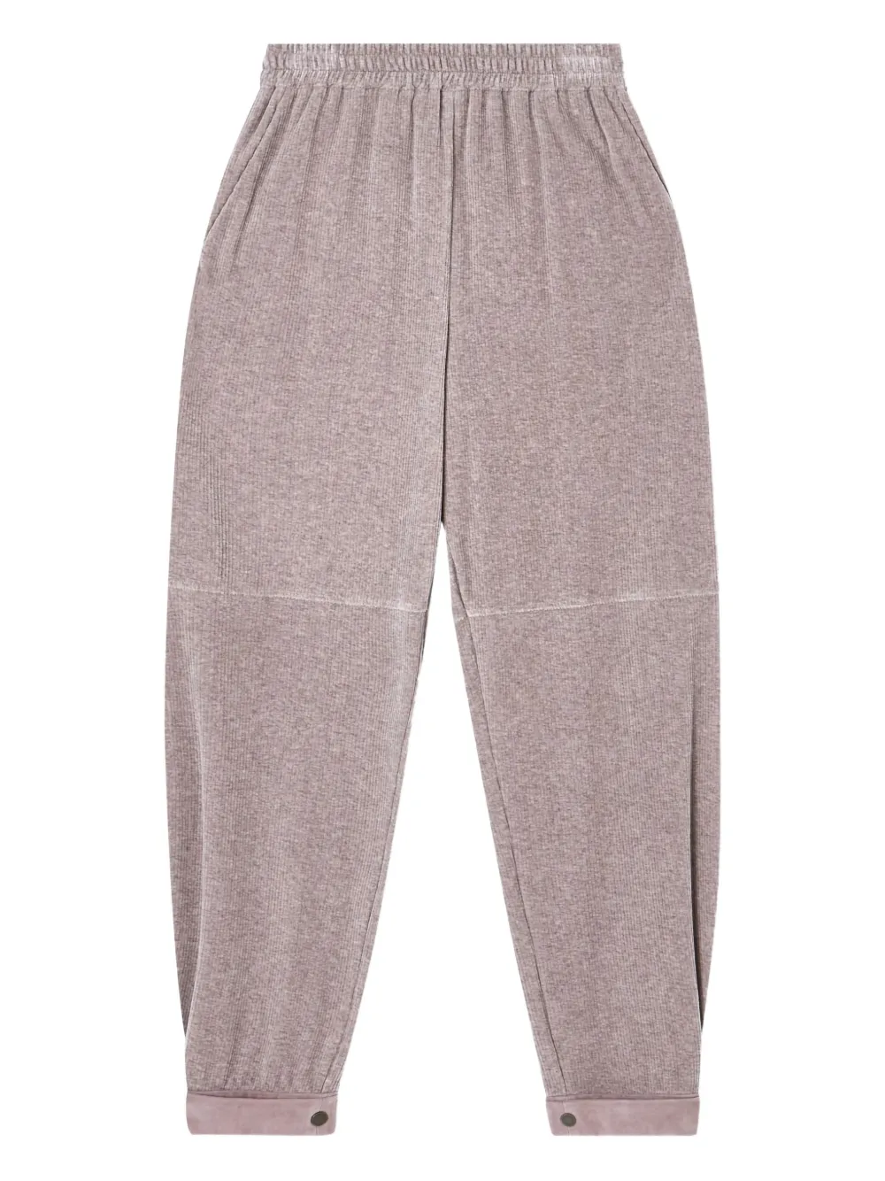 Giorgio Armani pleat-detail tapered trousers – Neutrals