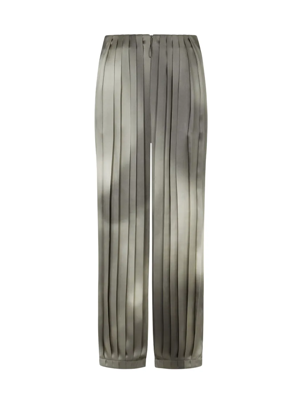 Giorgio Armani pleated straight-leg trousers - Grijs