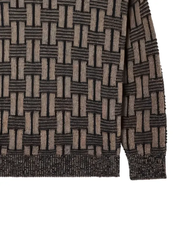 Giorgio Armani クルーネック セーター | ブラウン | FARFETCH JP