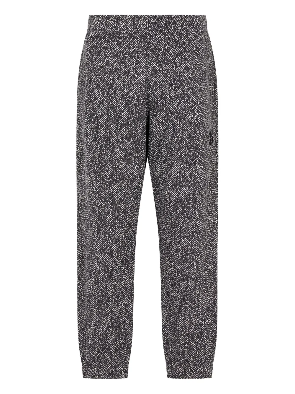 Giorgio Armani mélange-effect track pants | Grey | Image 1