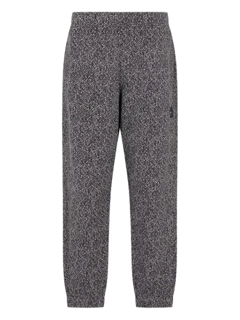 Giorgio Armani mélange-effect track pants