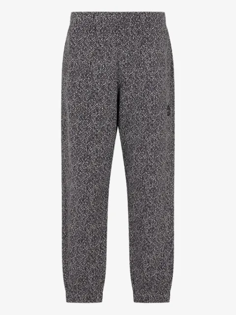 Giorgio Armani joggingbukser med mélange-effekt