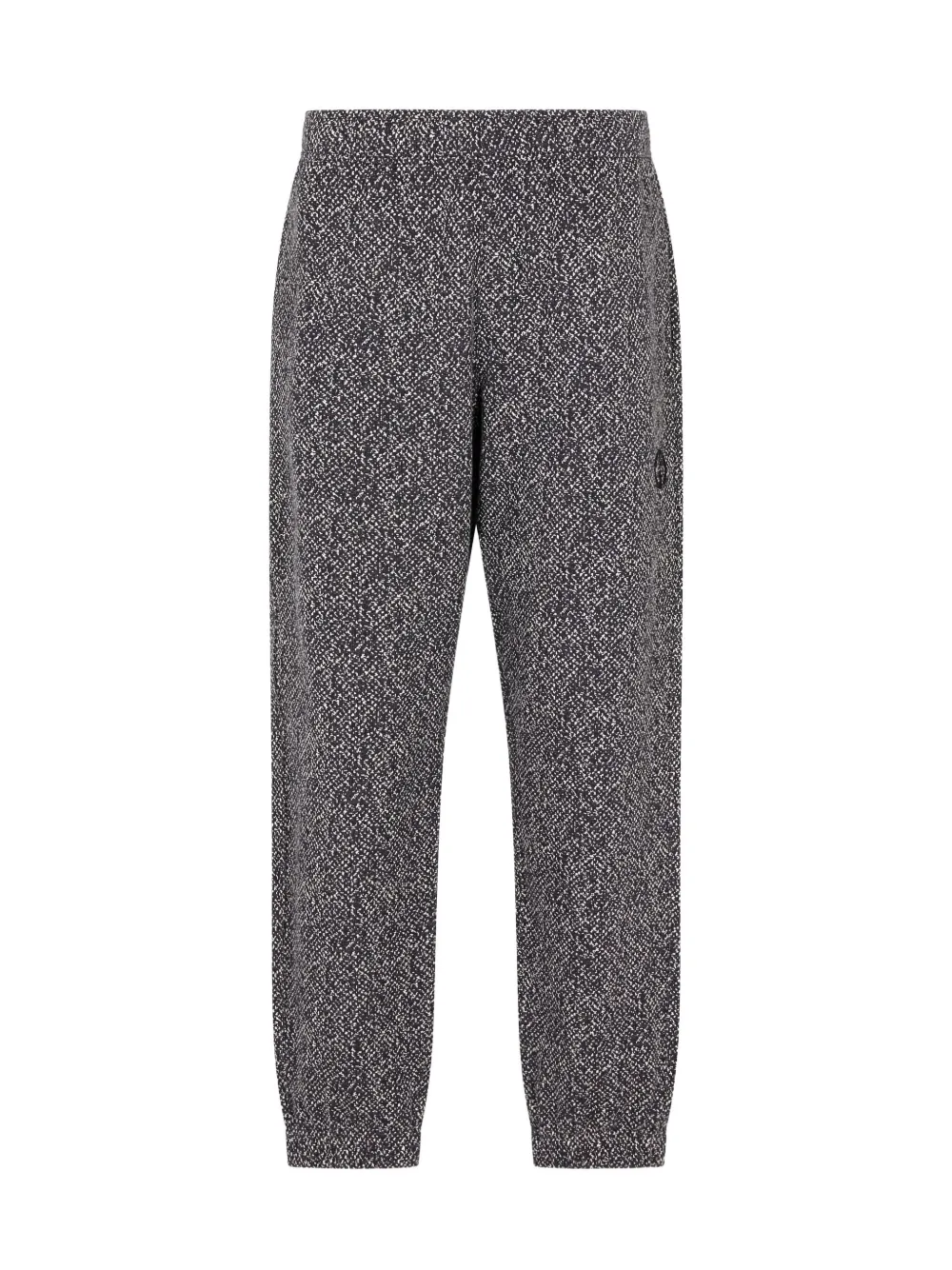 Giorgio Armani mélange-effect track pants - Grijs