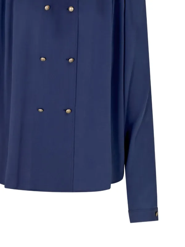 Giorgio Armani シルクシャツ | ブルー | FARFETCH JP