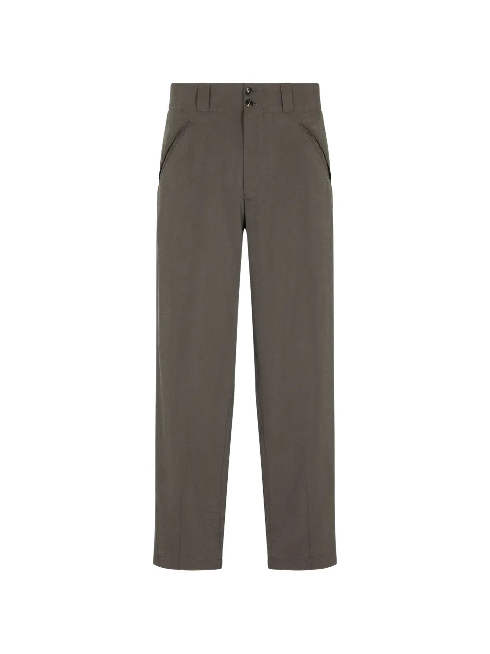 Giorgio Armani double-button tailored trousers - Grigio