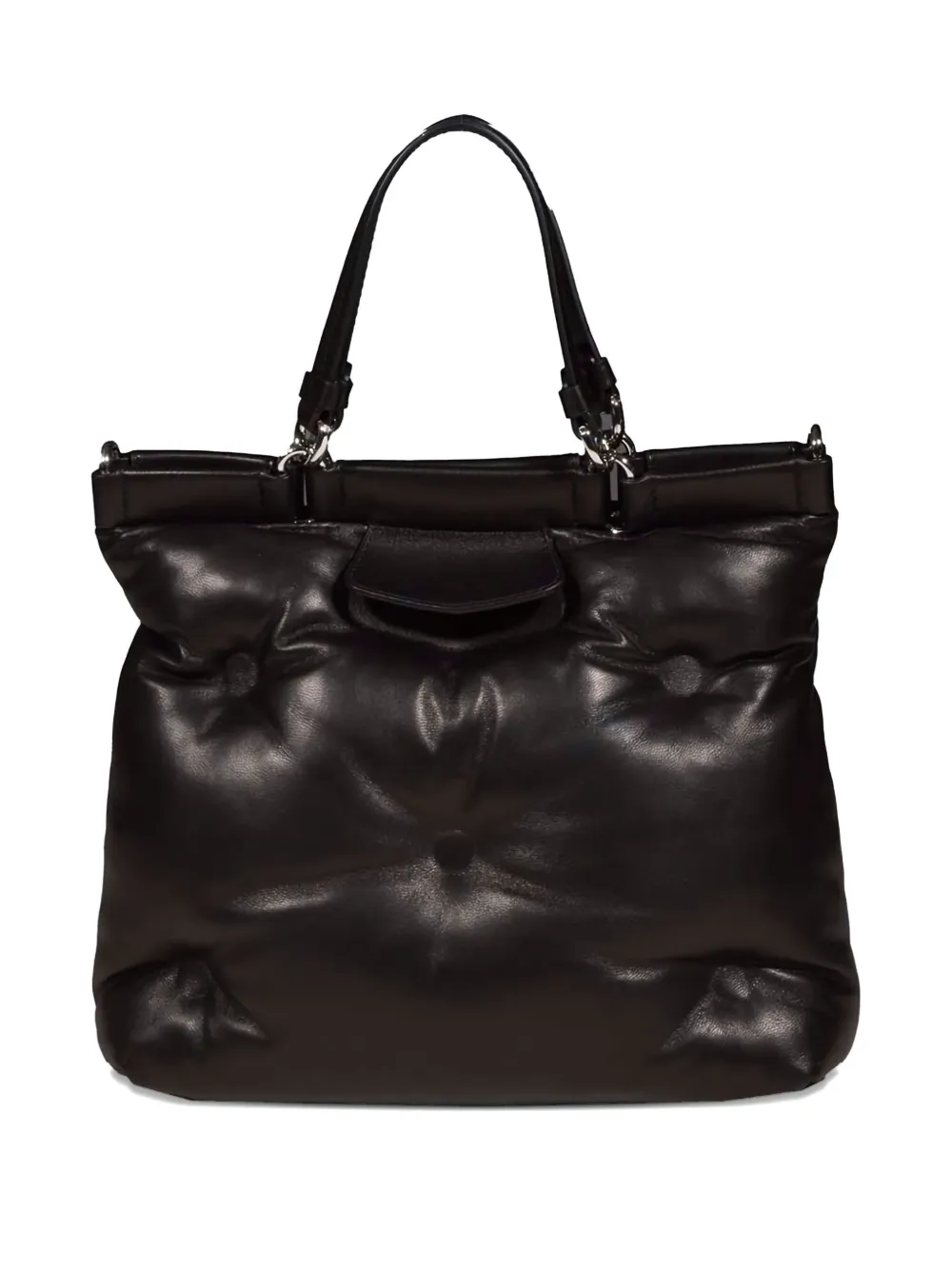 Maison Margiela small Glam Slam tote bag - Zwart