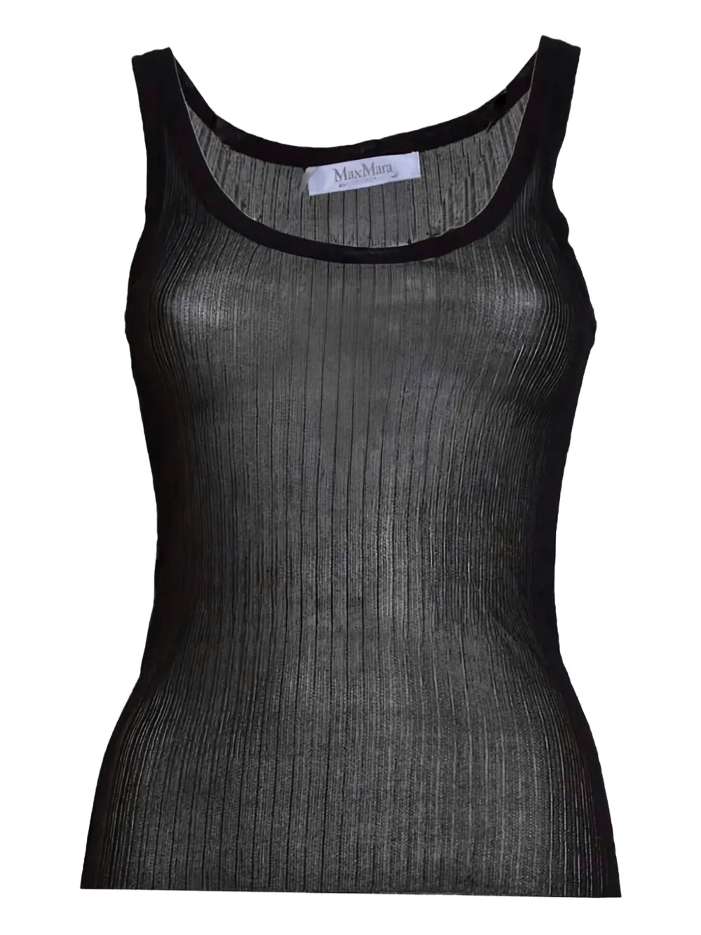 Max Mara Top girocollo - Nero