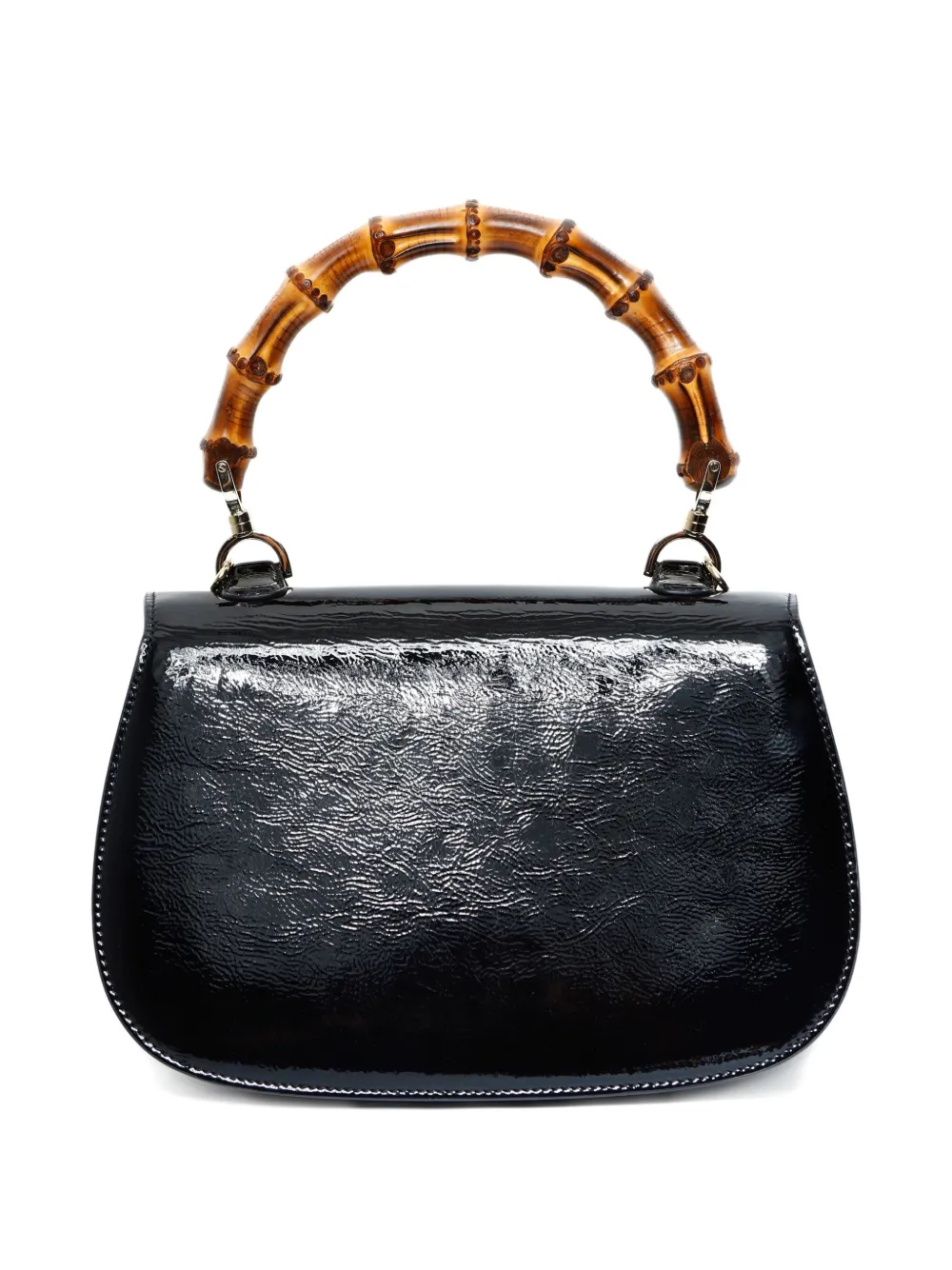 2020-2025s Bamboo-Detail Tote Bag
