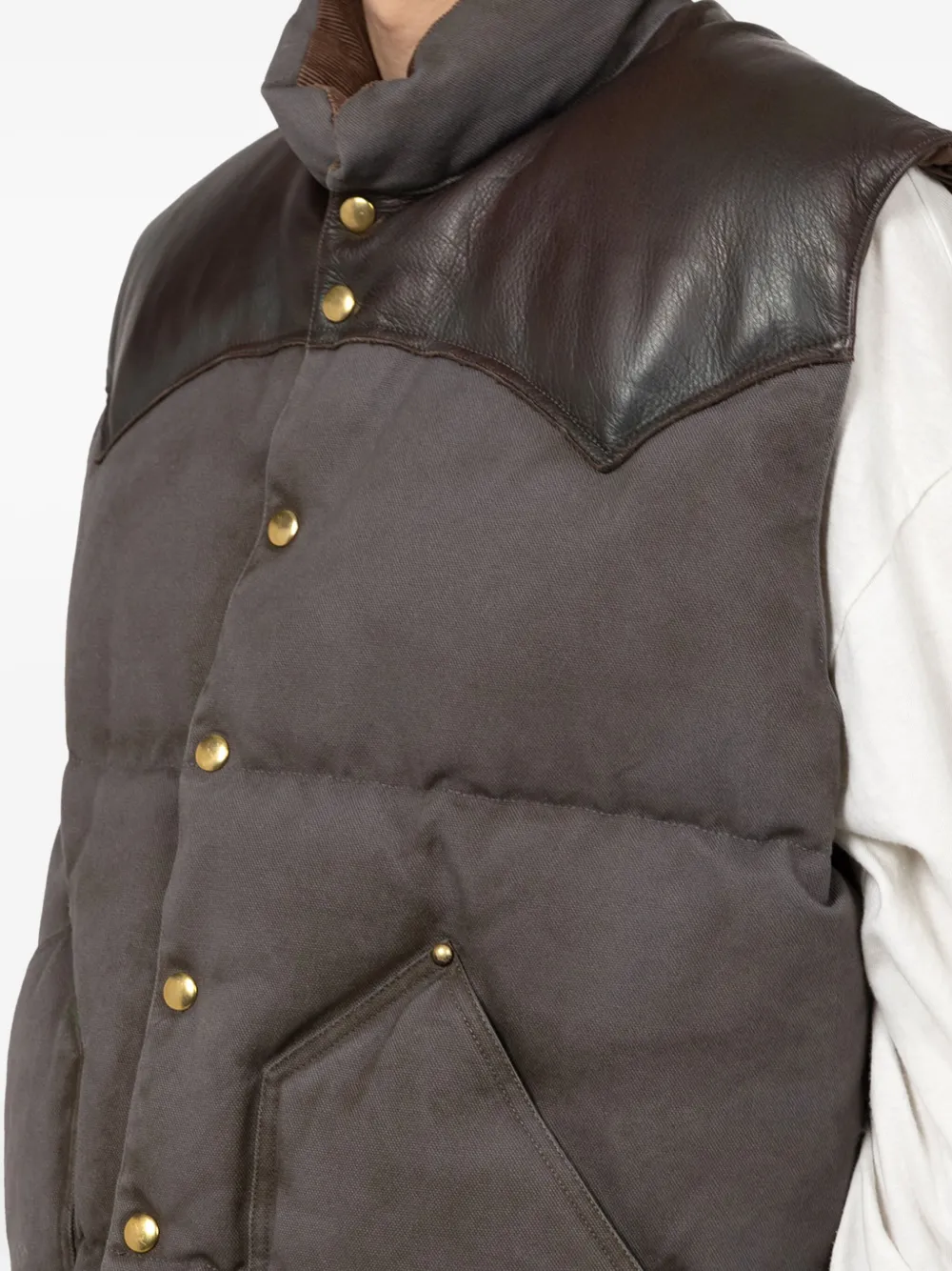 KAMIYA x Rocky Mountain Featherbed ダウンベスト | グレー | FARFETCH JP