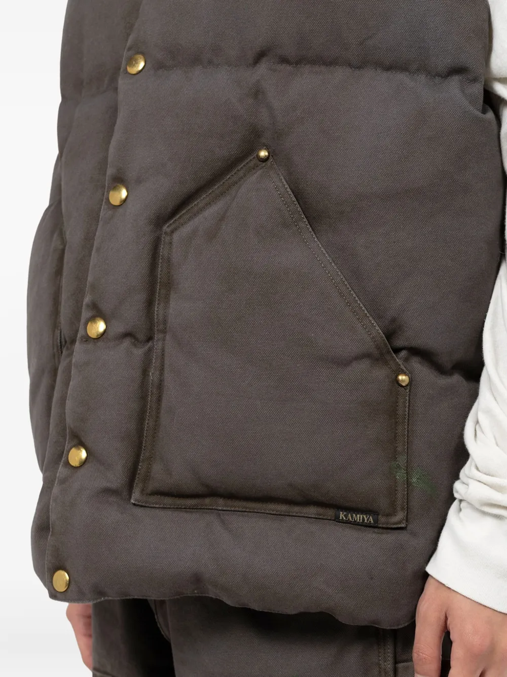 KAMIYA x Rocky Mountain Featherbed ダウンベスト | グレー | FARFETCH JP