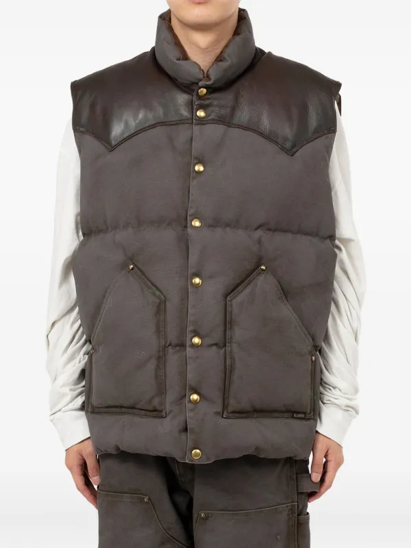 KAMIYA x Rocky Mountain Featherbed ダウンベスト | グレー | FARFETCH JP