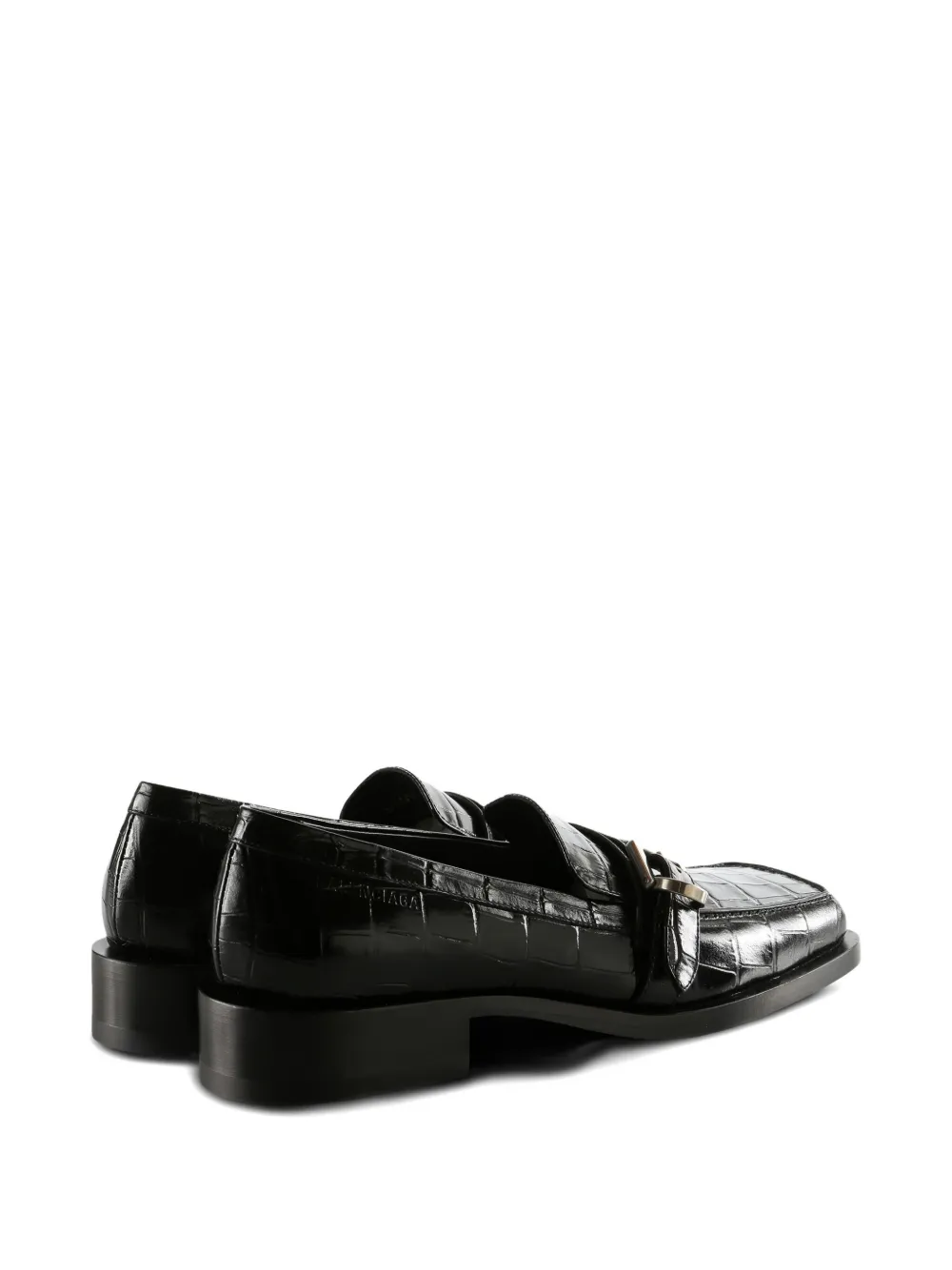 Balenciaga Bel Air leren loafers Zwart