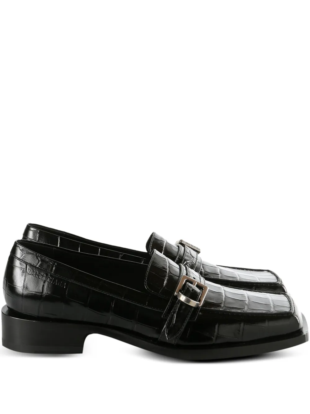 Balenciaga Bel Air leren loafers Zwart