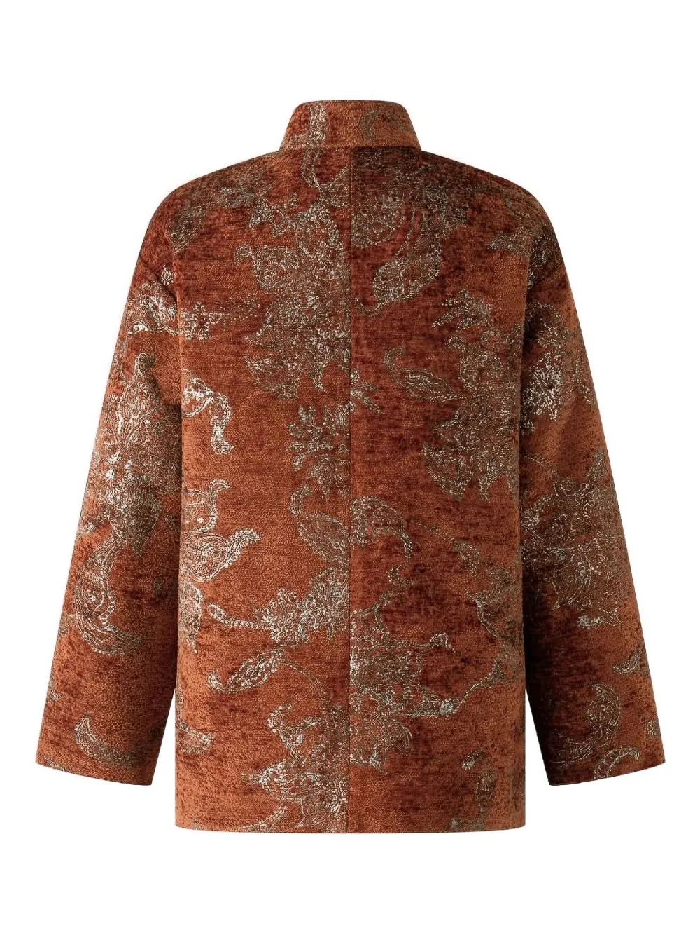  Shanghai Tang Floral-jacquard Jacket - Brown 