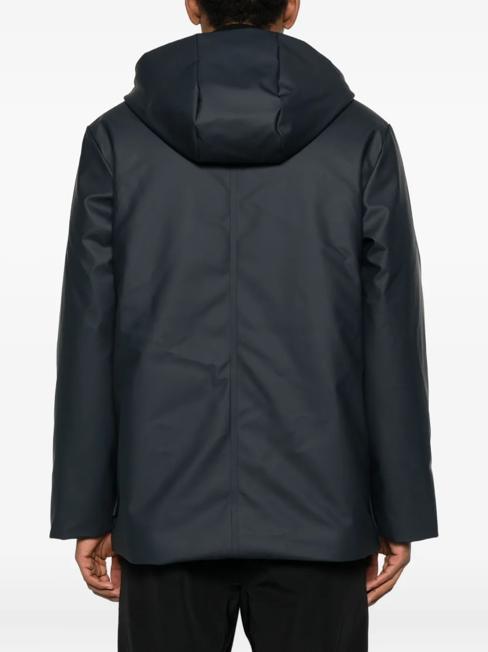 Rains Jas met knopen Blauw